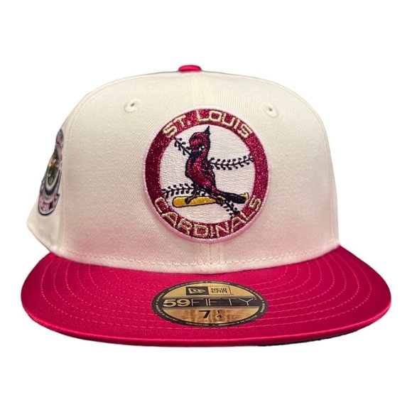 New Era St. Louis Cardinals 59FIFTY Fitted Hat 30 Year Busch Stadium Patch - Picture 3 of 8